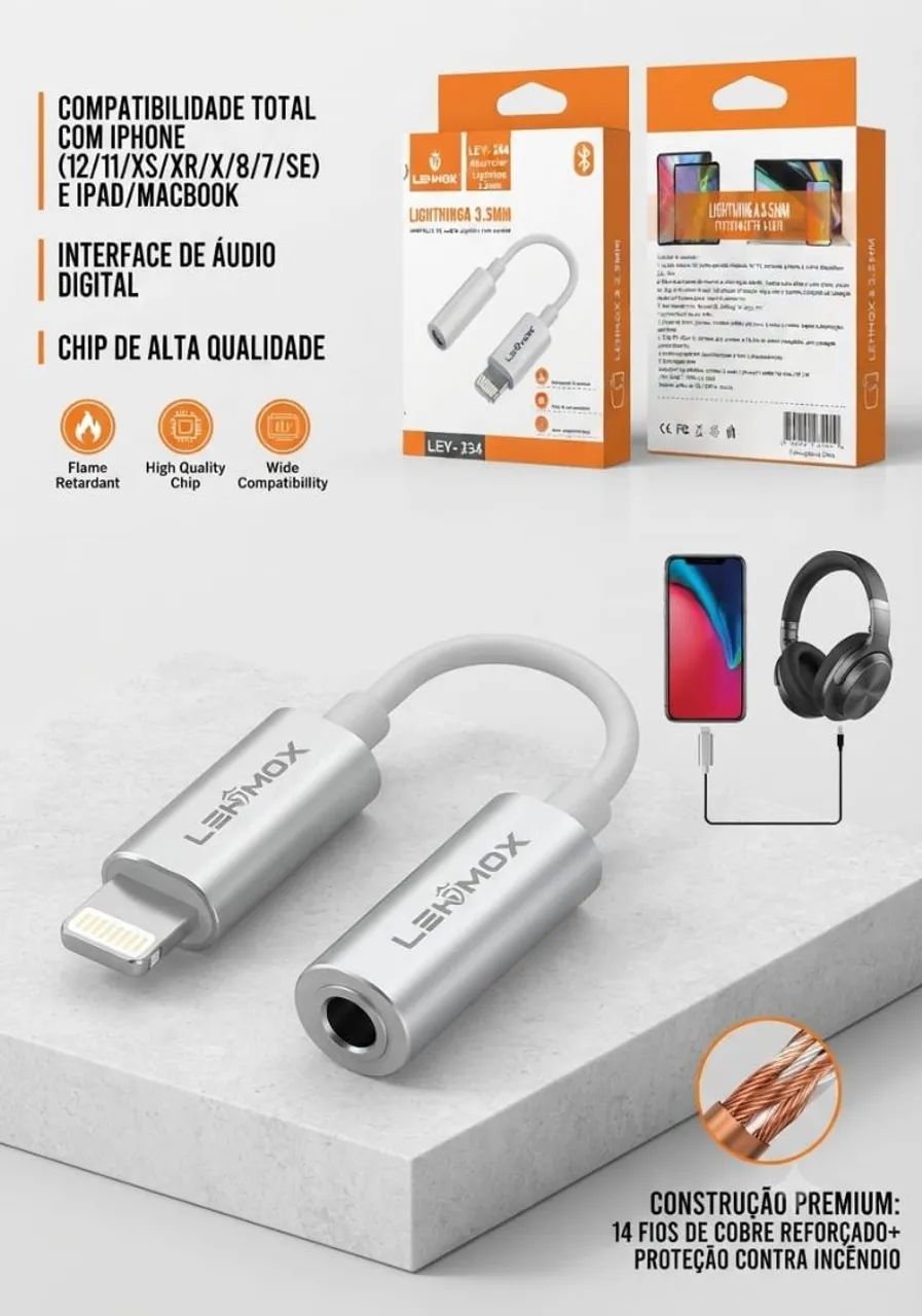 Áudio Digital sem perdas: Som limpo, claro e de alta fidelidade. - Foto 2