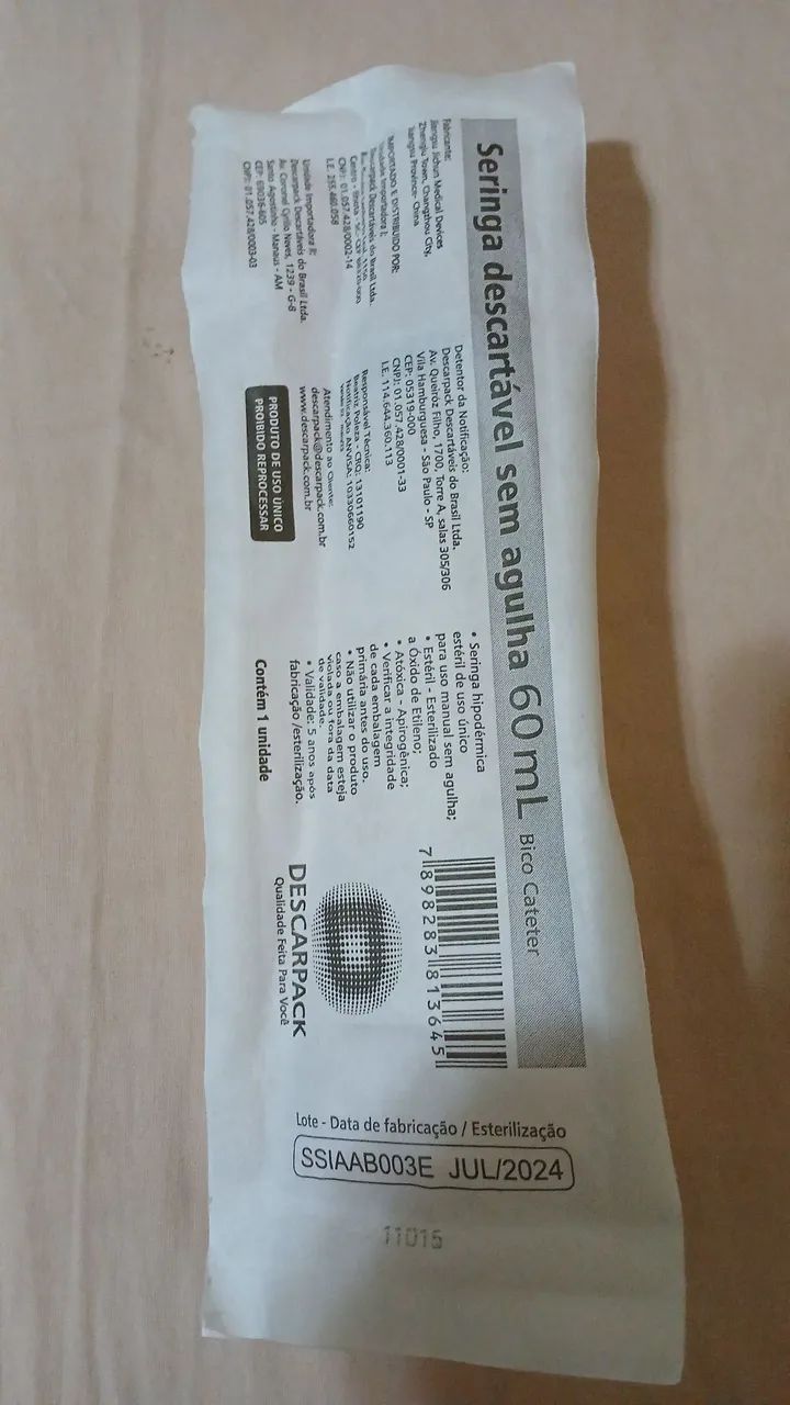 Seringa p/ uso em gtt - Foto 2