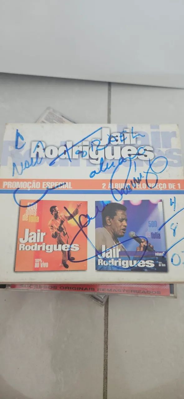 CDs autografados de Jair Rodrigues
