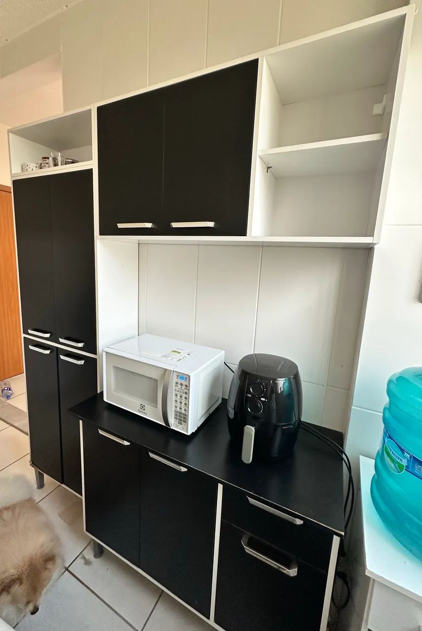 Armário de Cozinha branco e preto - Foto 2