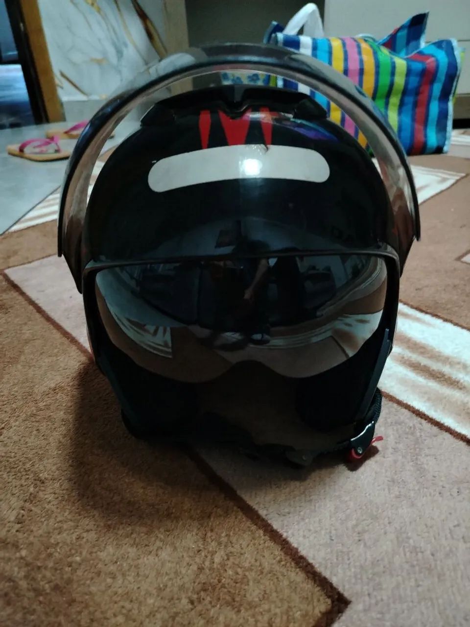 Capacete aberto com dupla viseira seminovo