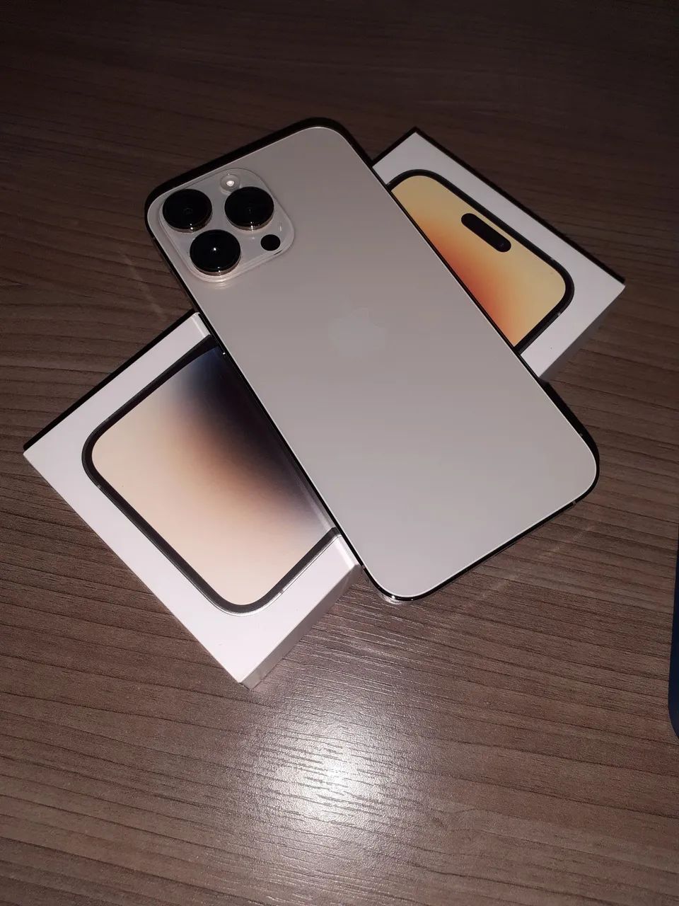 Iphone 14 PRO MAX 256 gb Dourado, impecável, imaculado. - Foto 2