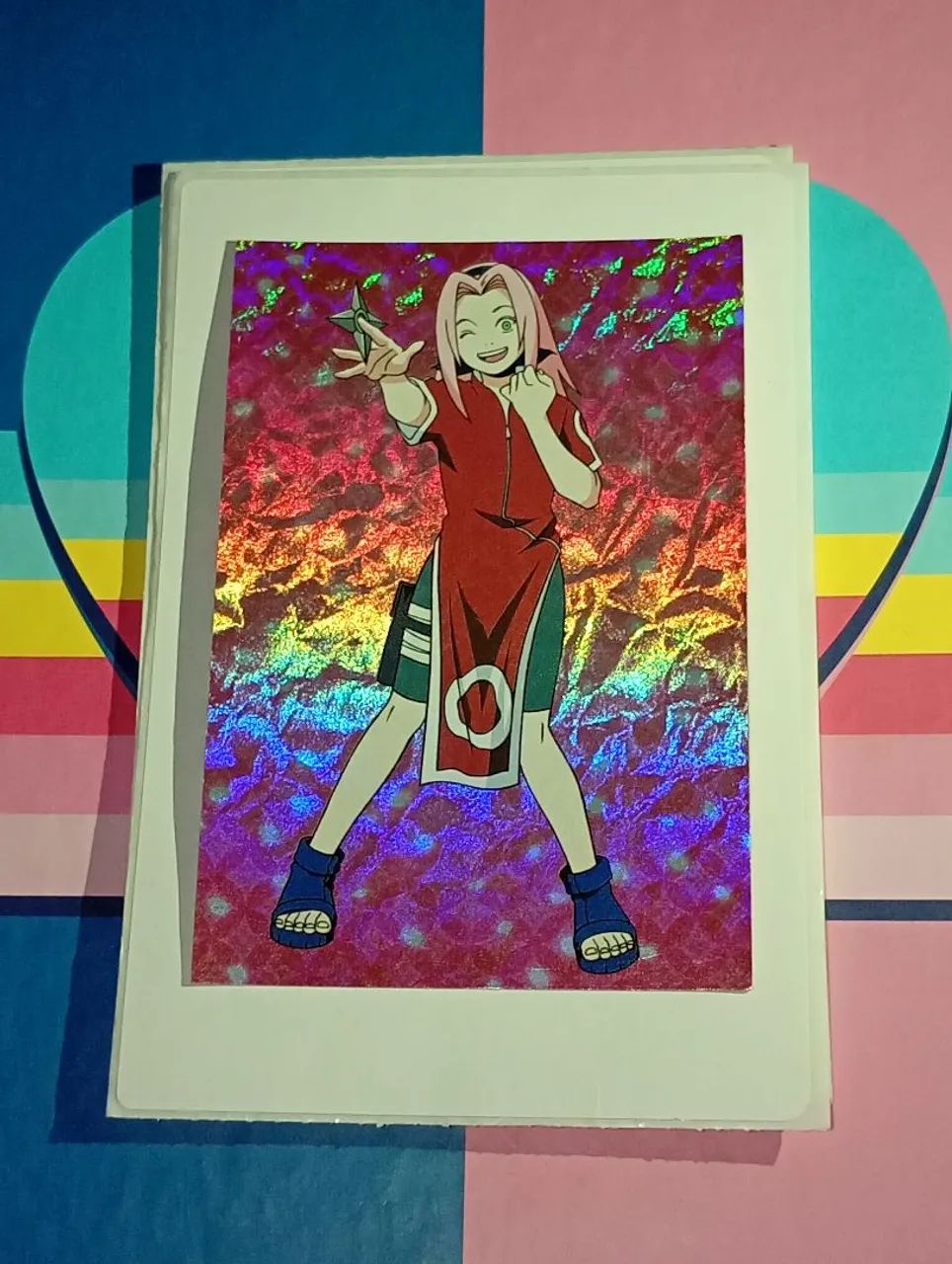 NARUTO Phantom Card UR ホログラム サクラ Super card Naruto 2004 holográfico produzido somente no Japão