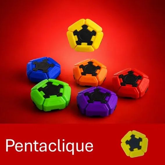 Pentaclique - Fidget Toy 3D - Mimoslab - Foto 2