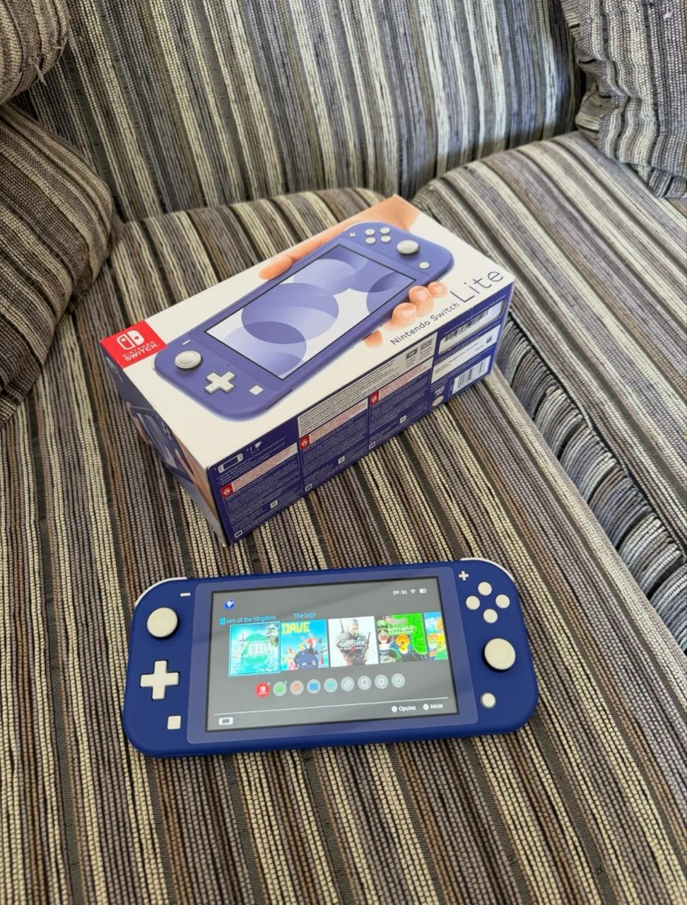 Nintendo Switch Lite Azul Escuro (leia a descrição) - Consoles de