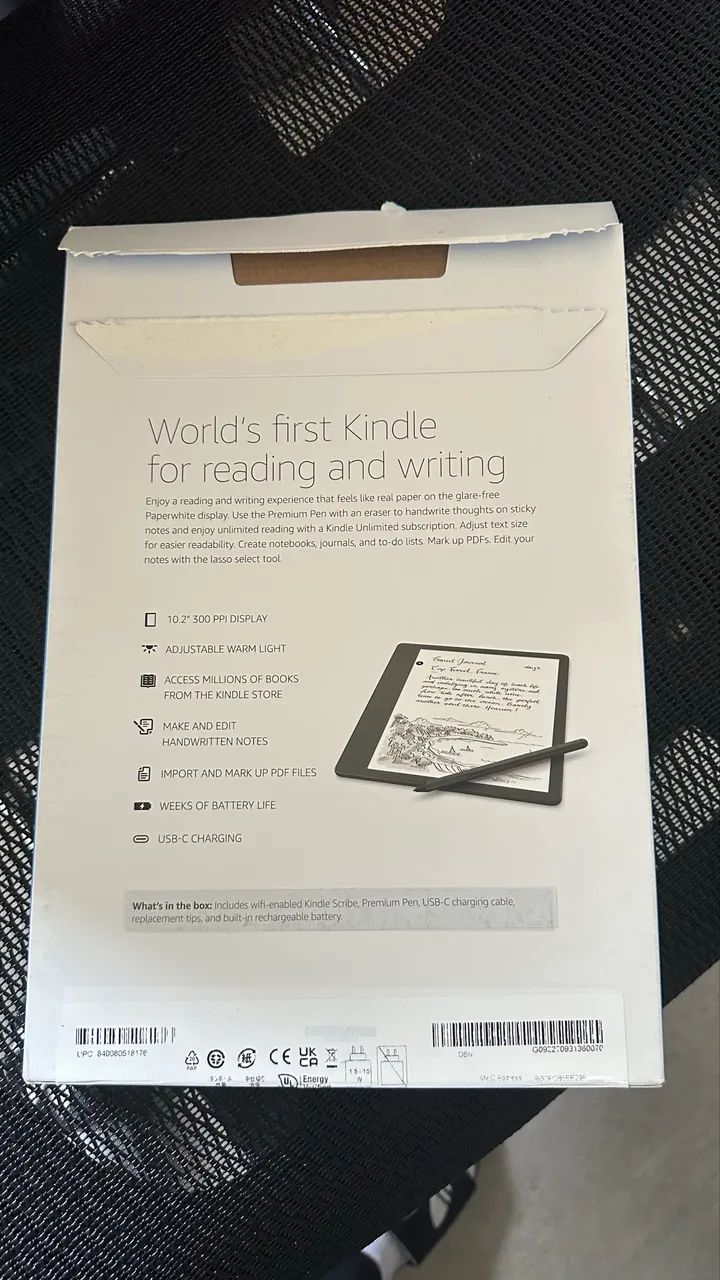 Kindle Scribe (16GB) 2022 + Capa Amazon - Tablets e E-Readers Kindle Scribe (16GB) 2022 + Capa Amazon - Tablets e E-Readers