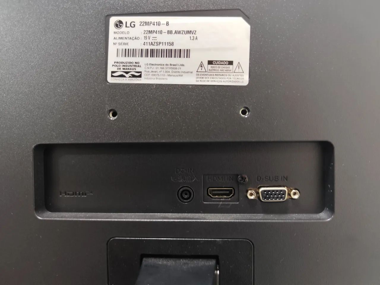 Monitor LG 21,5" 75Hz + Suporte - Foto 4