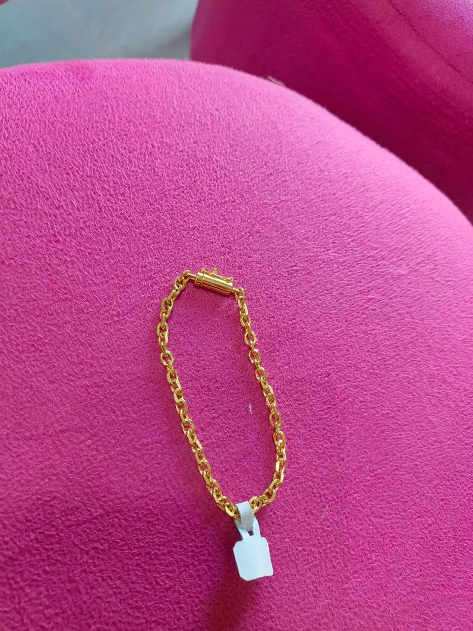 Cordão banhado a ouro e pulseira  - Foto 2