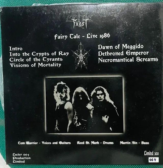 LP Celtic Frost - Fairy Tale Live 1986 - Foto 2