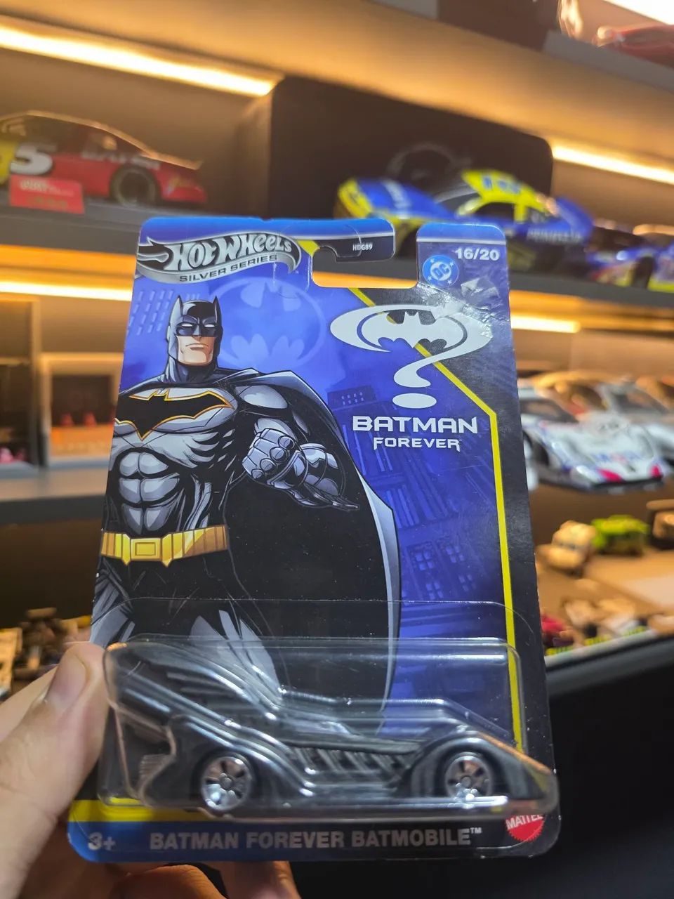 Hot wheels Silver Batman forever mobile