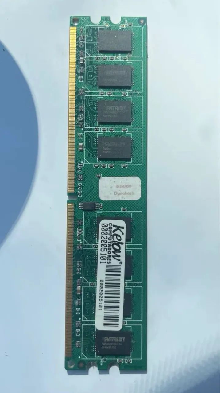 Kit C/ 4 Memórias RAM Antigas (DDR1 e DDR2) 