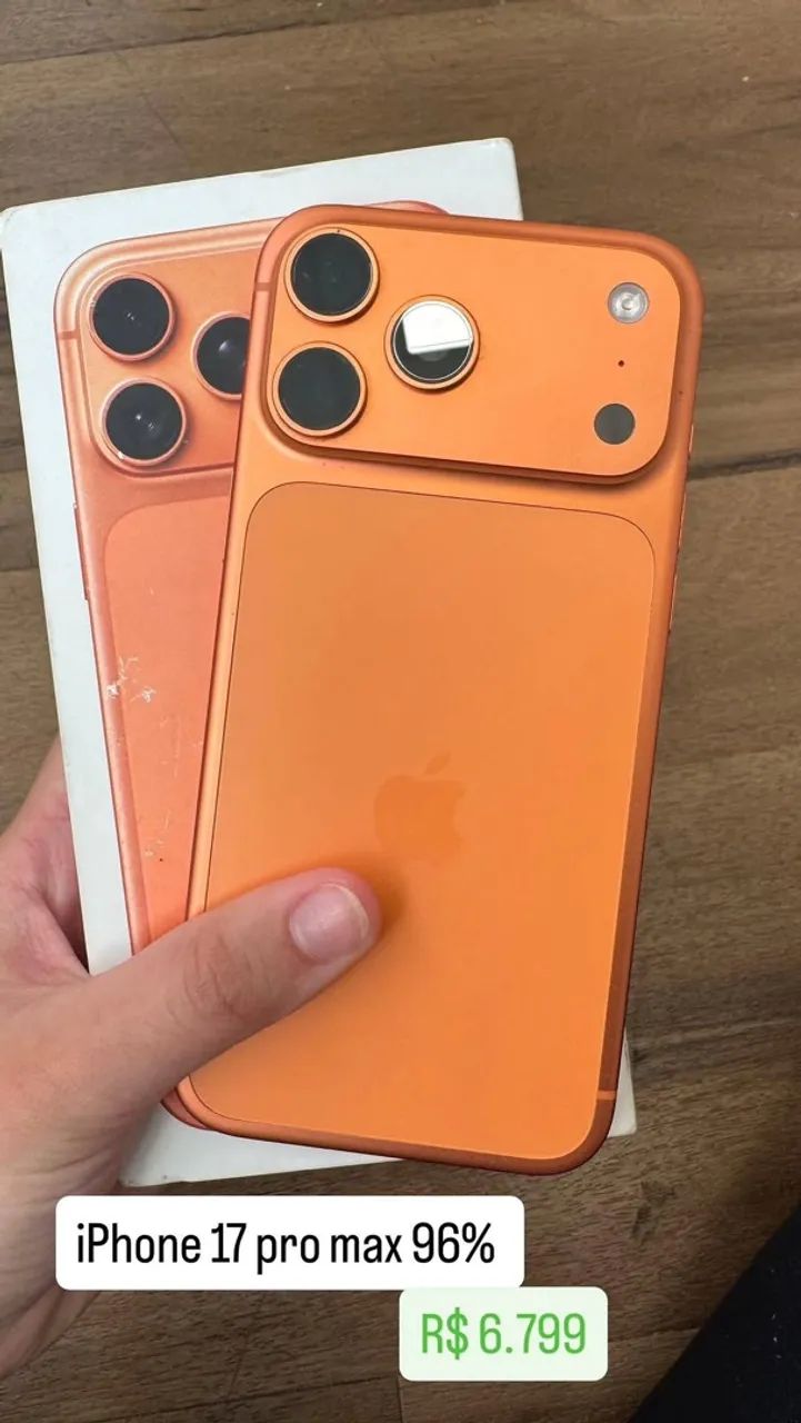 iPhone 17 pro max 96%
