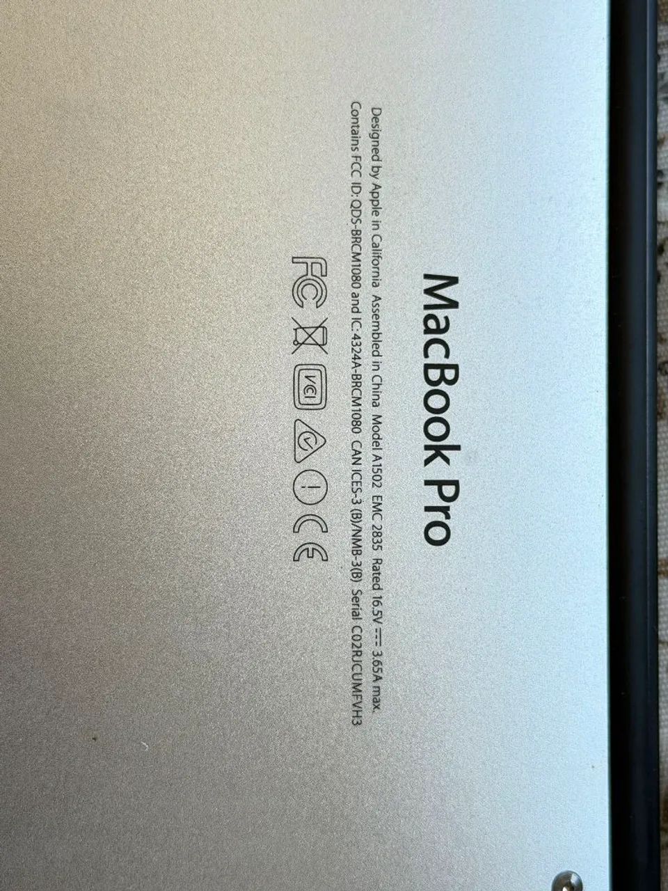 MacBook Pro A1502 - Foto 2
