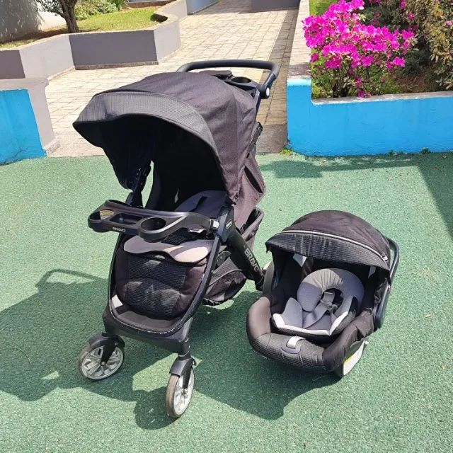 Kit Bebê Completo ? Carrinho + Bebê Conforto + Cadeirão - Foto 4