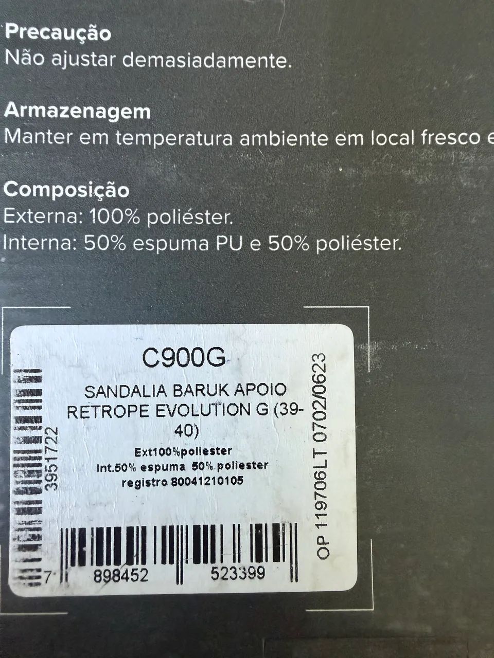 Sandália Baruk - doação (n. 40)  - Foto 2
