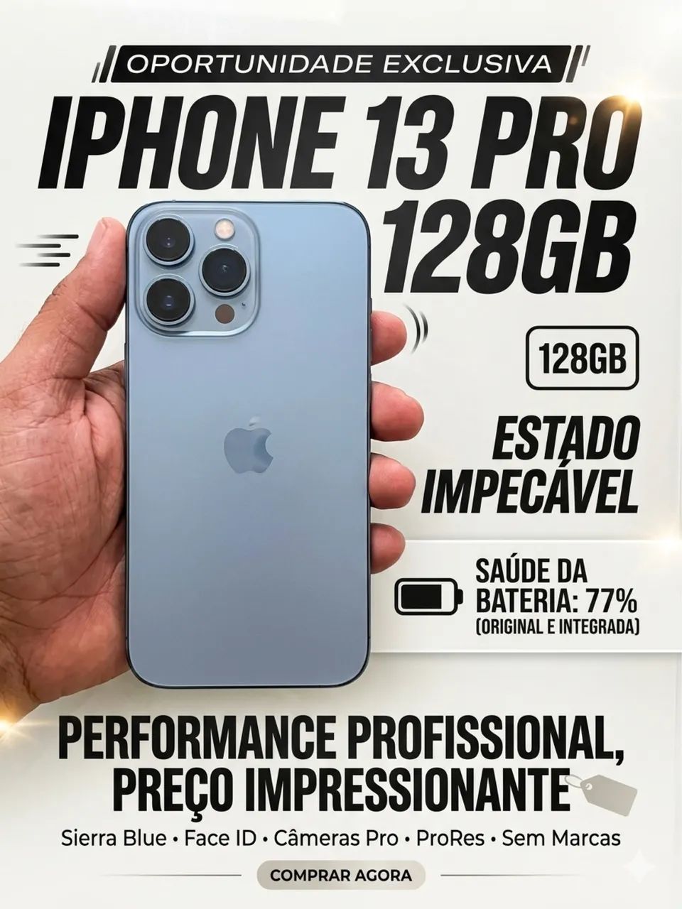 iPhone 13 Pro 128 Gb - Celulares e Smartphones - Zé Doca