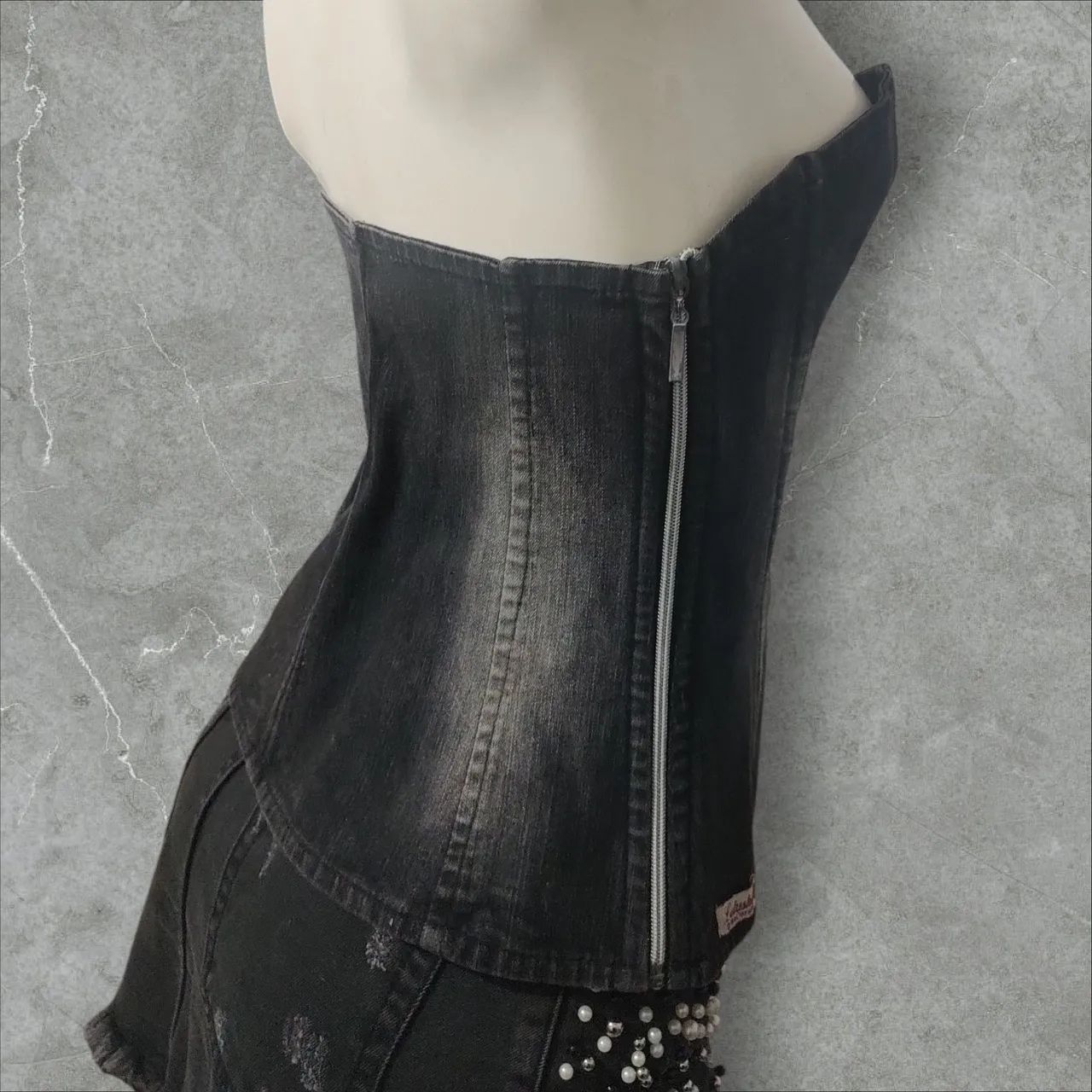 Blusa corset jeans - Foto 4