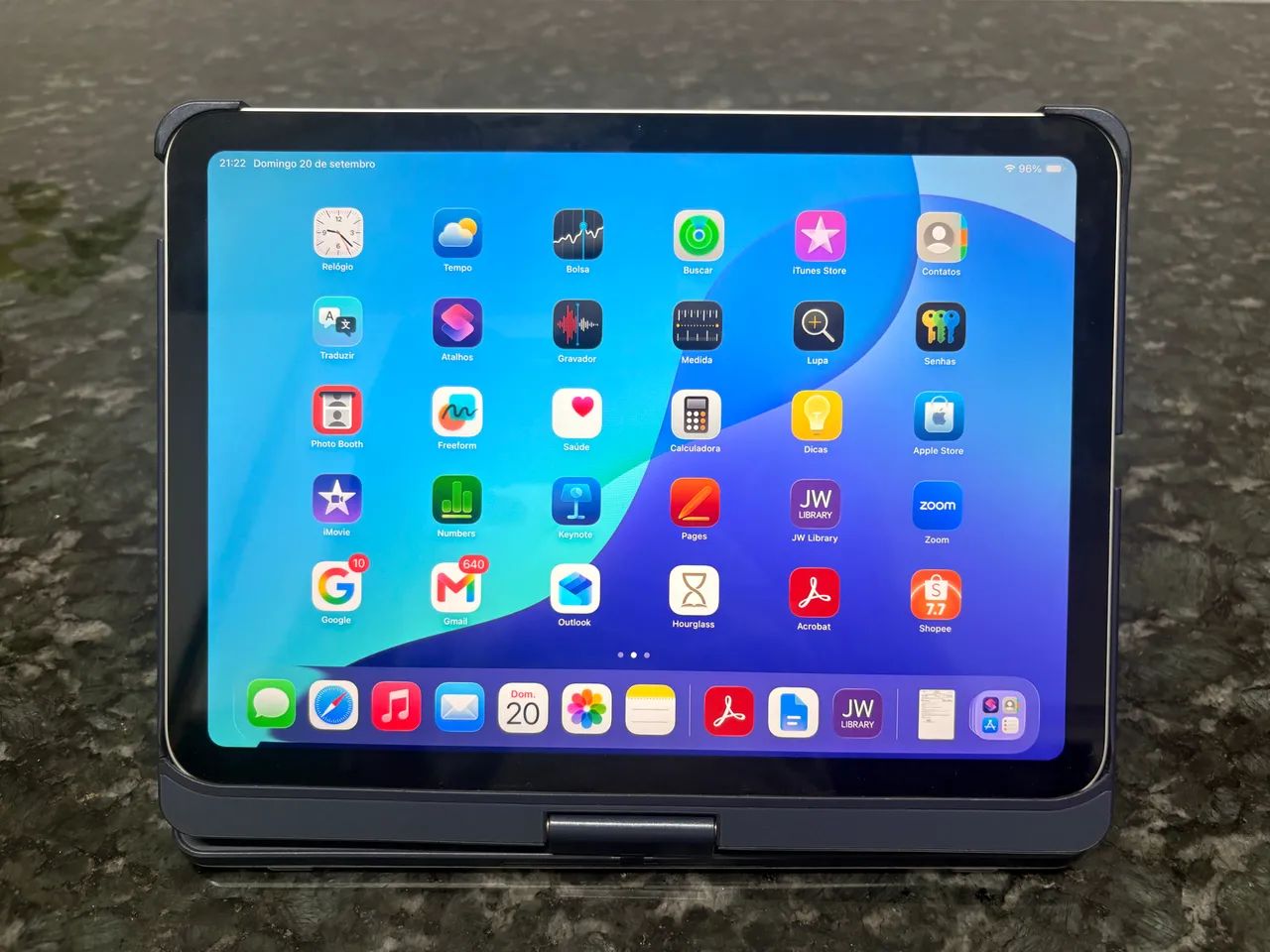 iPad 11 se 128 com Capa Teclado iPad Pro/air 11 Typecase Trackpad Retroiluminad
