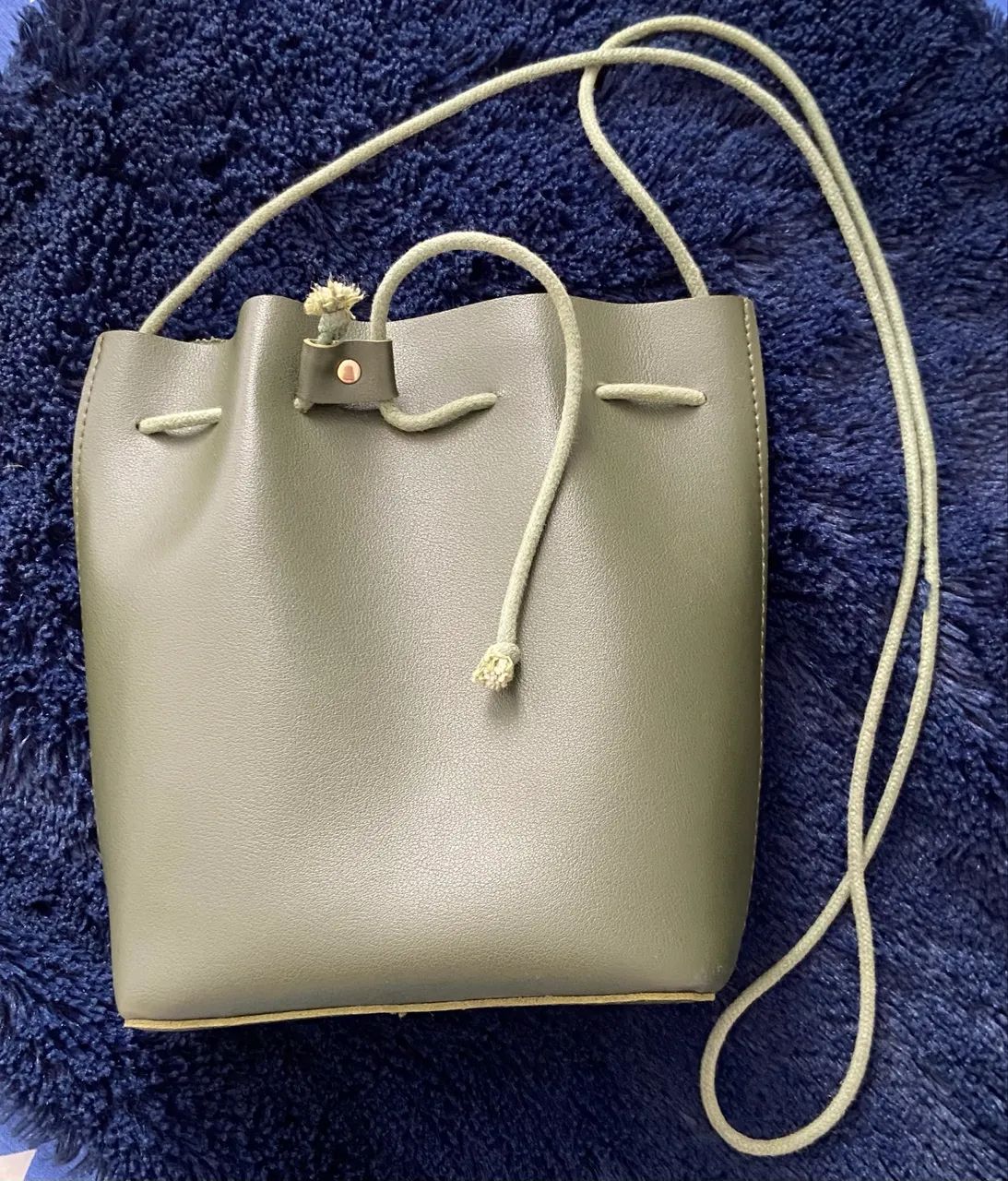Bolsa saco verde militar  - Foto 3