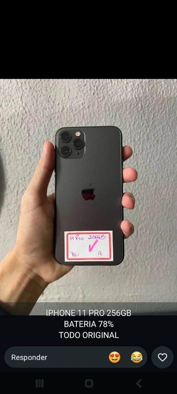 Celular iphone 11 pro 256 Gb, novo sem marcas de uso. - Foto 2