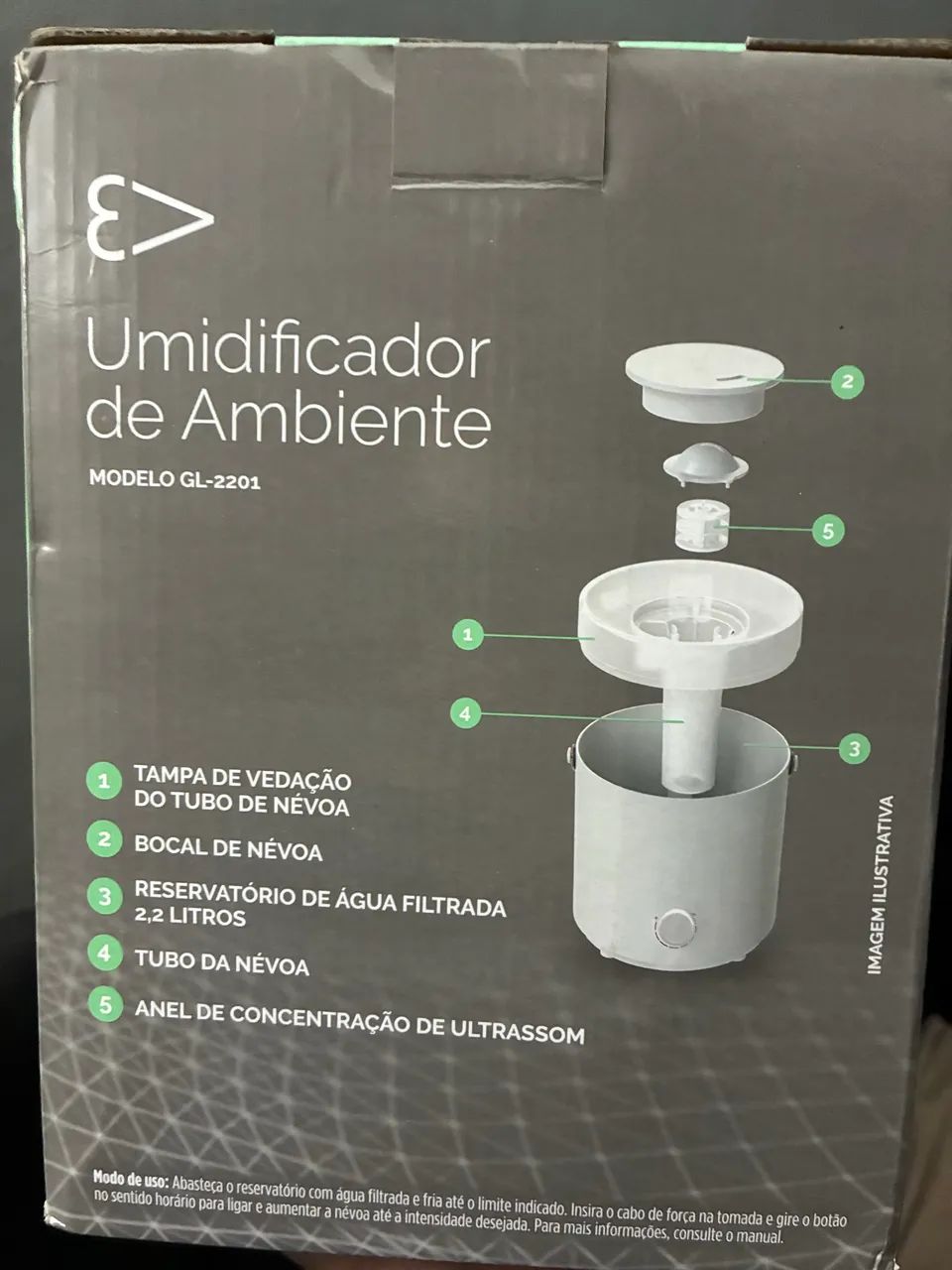 Umidificador de ar  - Foto 4