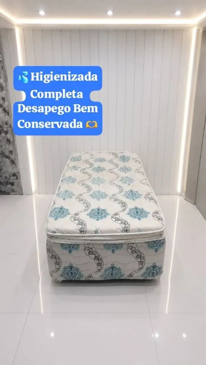 Cama box Solteiro de Espuma Pelmex Bem Confortável  - Foto 2