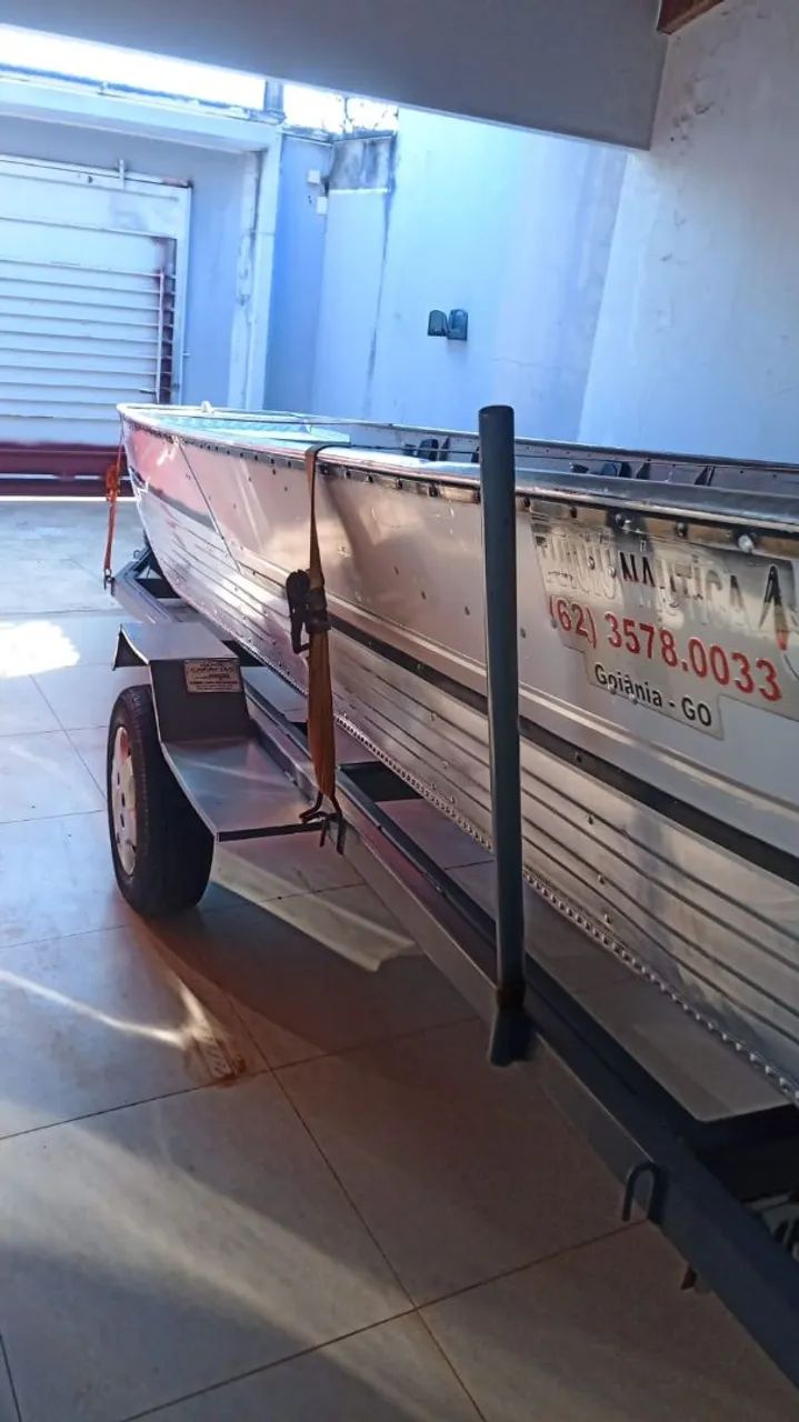 Canoa e motor 15 hp - Foto 3