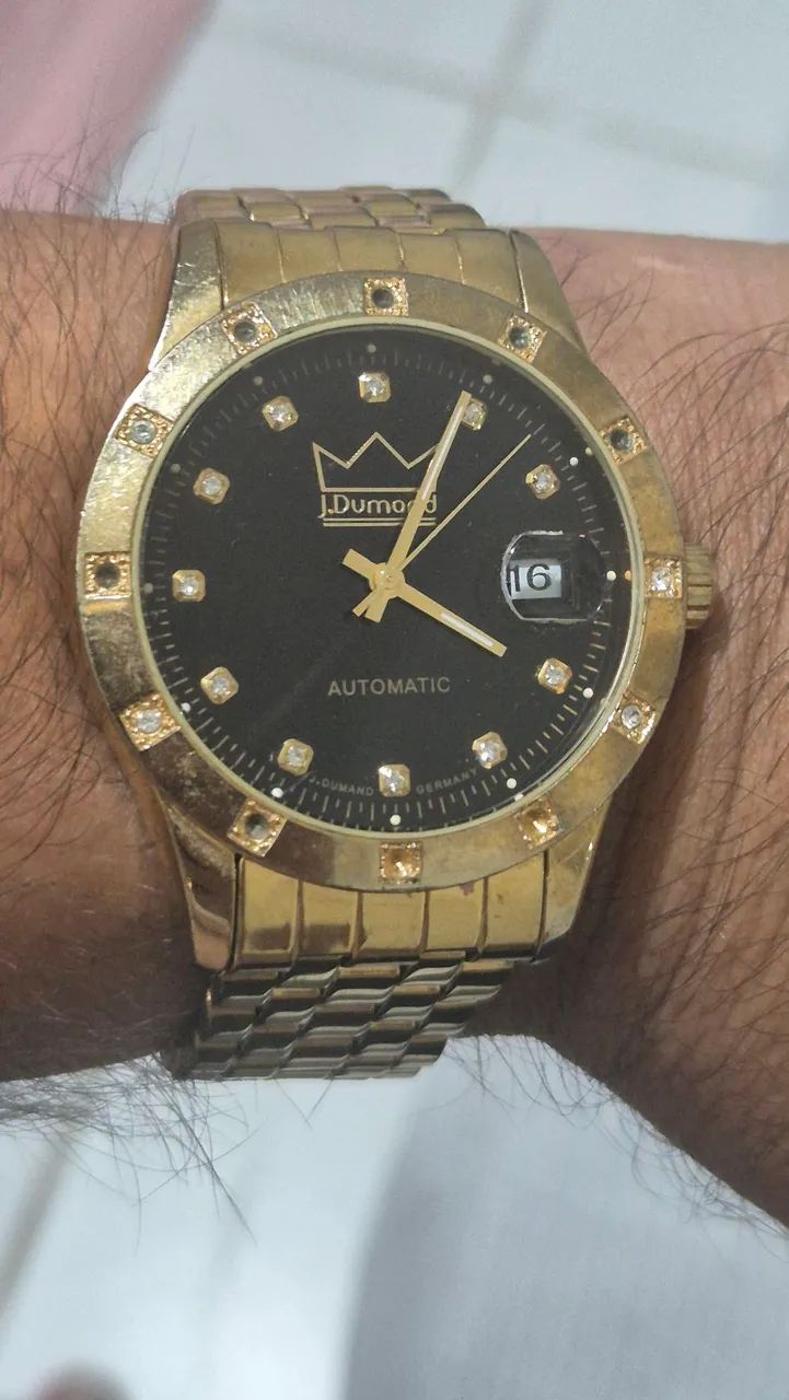 Relógio  J. DUMOND AUTOMÁTICO  ALEMÃO   -   TODO REVISADO - Foto 2