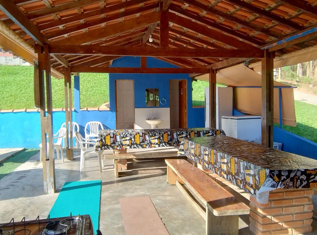 Chácara com piscina, lareira, churrasqueira. - Foto 9