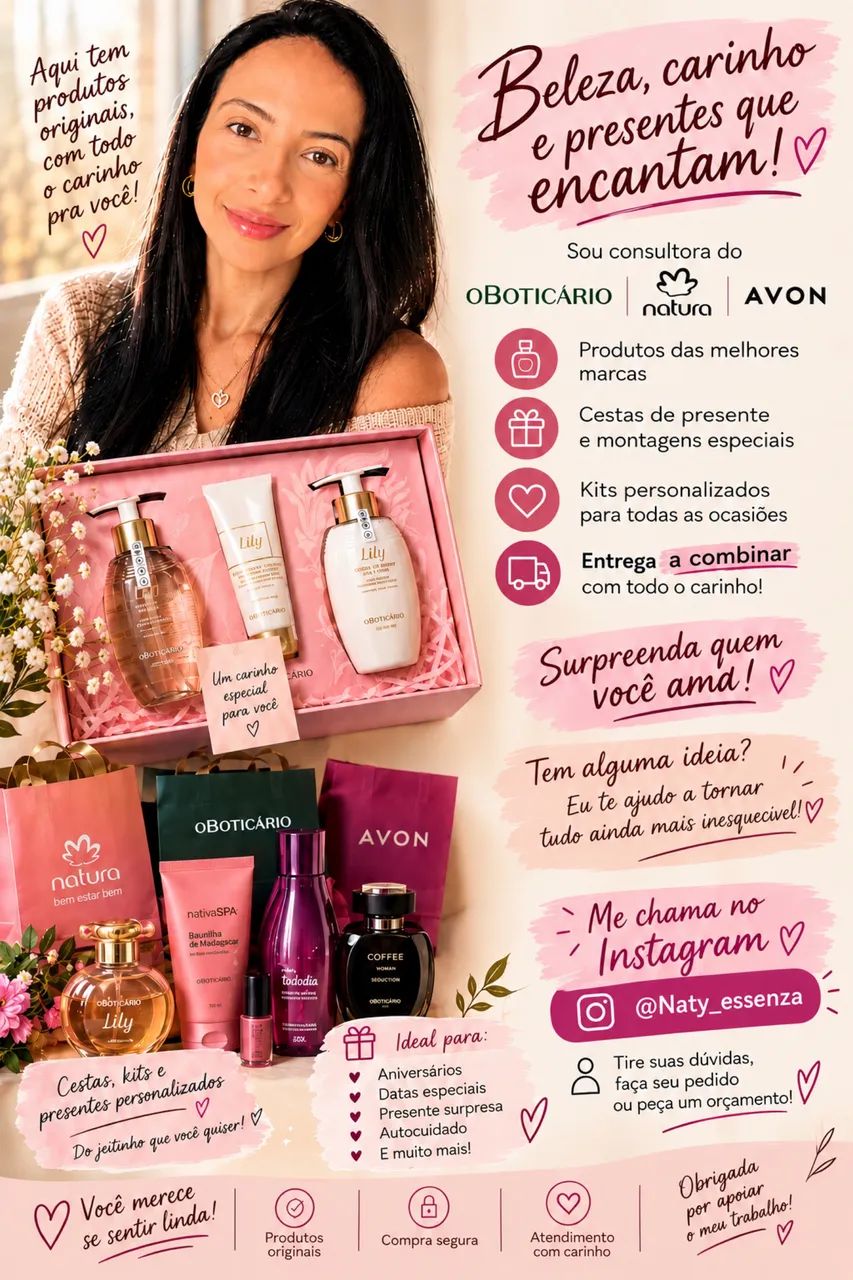 O Boticário,Natura,Avon, Eudora - Foto 3