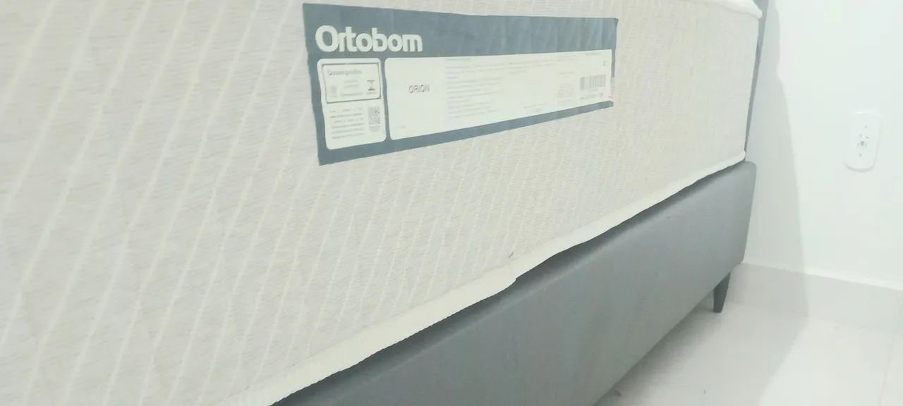 CAMA BOX KING SIZE COM CABECEIRA ORION ORTOBOM - Foto 4