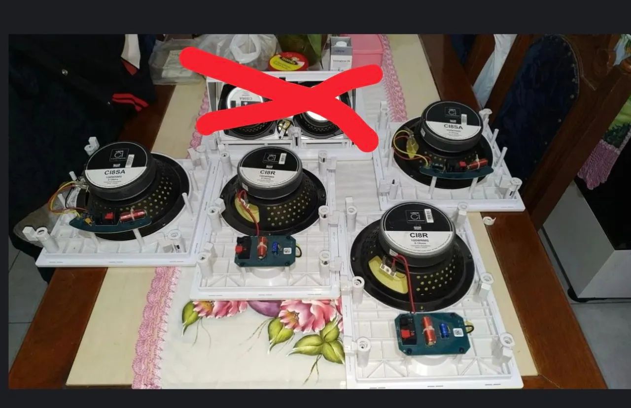 Caixa de Som JBL CI8R PLUS KIT com 4 caixas para embutir  - Foto 5