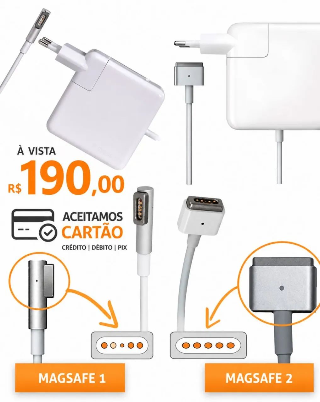 Fonte Macbook magsafe1/magsafe2