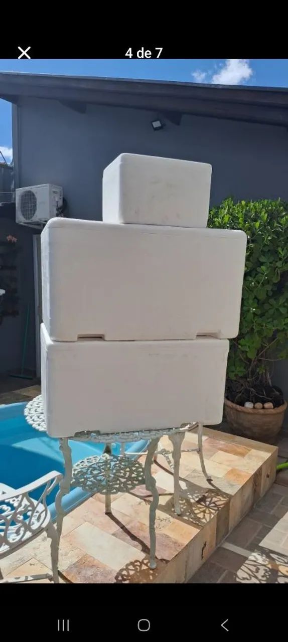 Caixa de Isopor 100 Litros - Praticamente Nova - Bauru**<br><br> - Foto 4