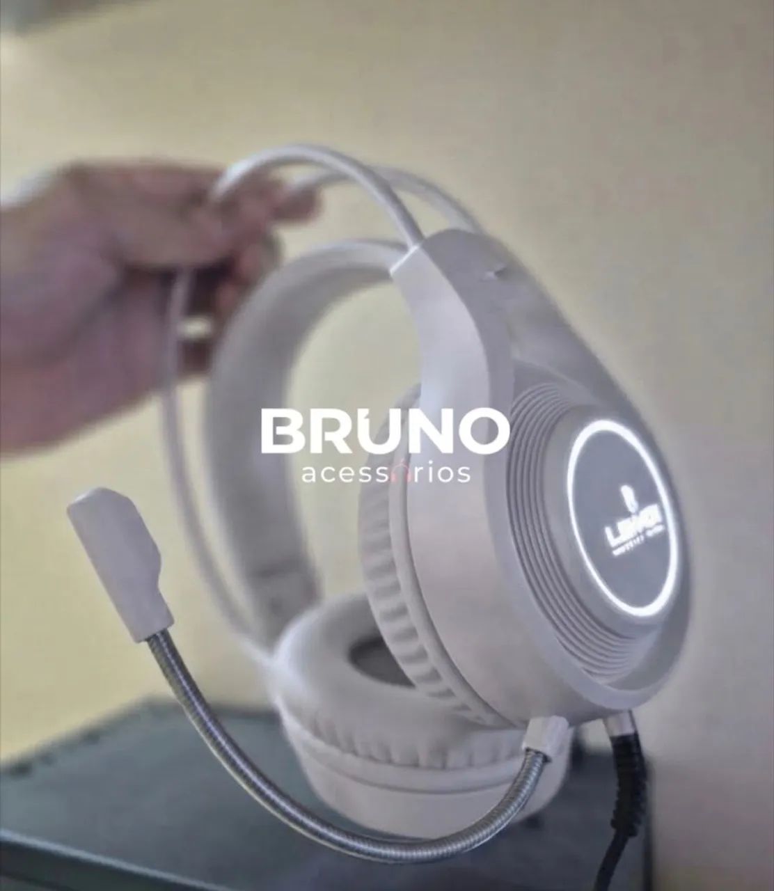 Headset gamer com microfone jogos e reuniões  - Foto 2