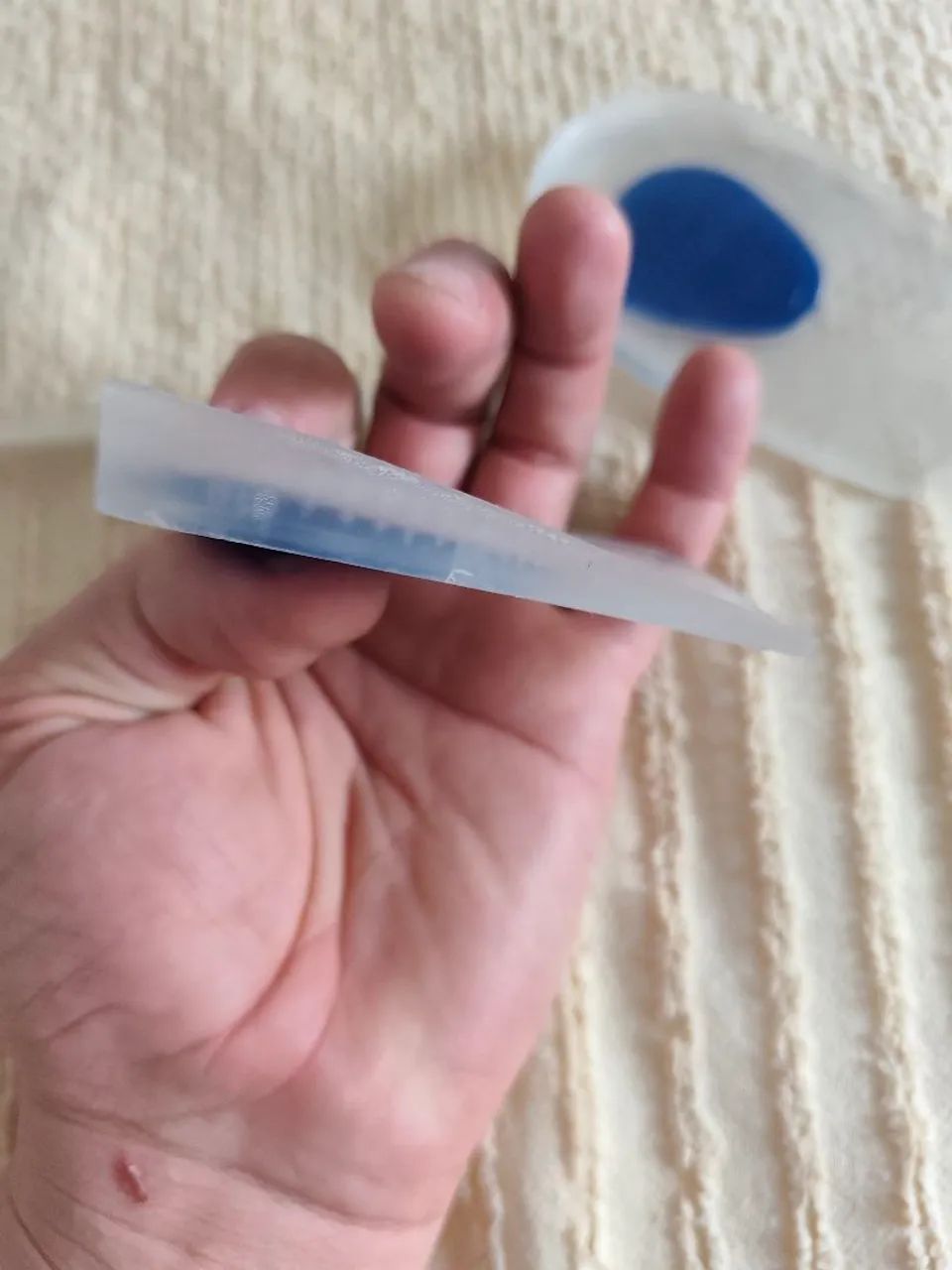 Par de protetor de calcanhar de silicone novo  - Foto 5