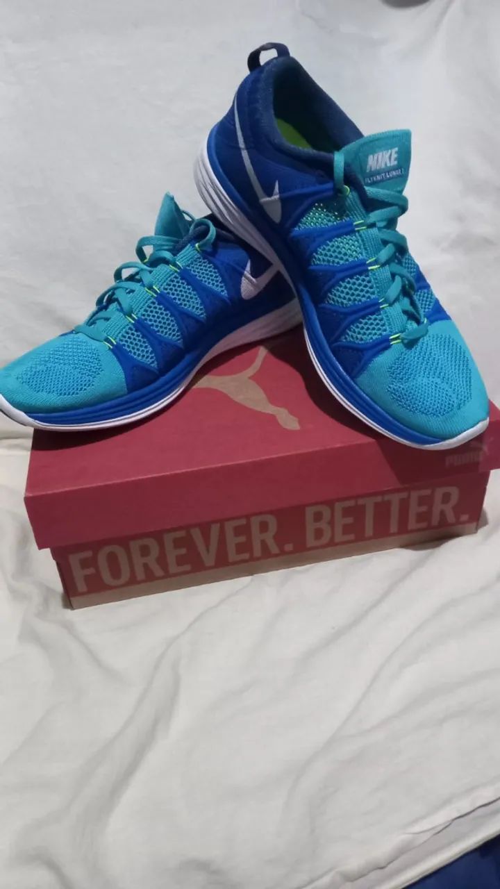Tênis de corrida Flyknit Lunar 2 original