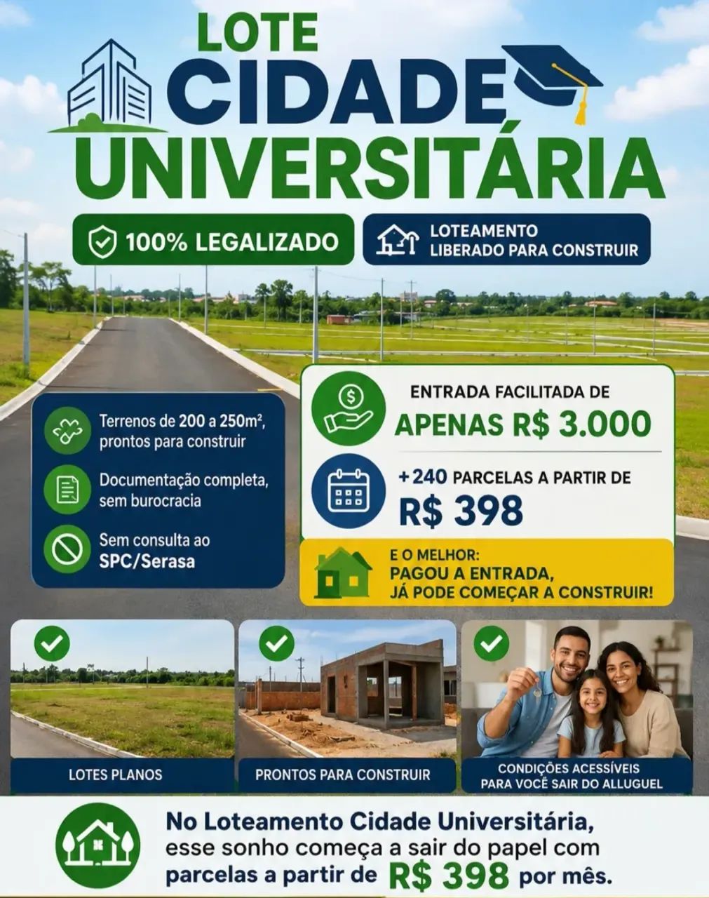 Cidade universitária loteamento - Foto 2