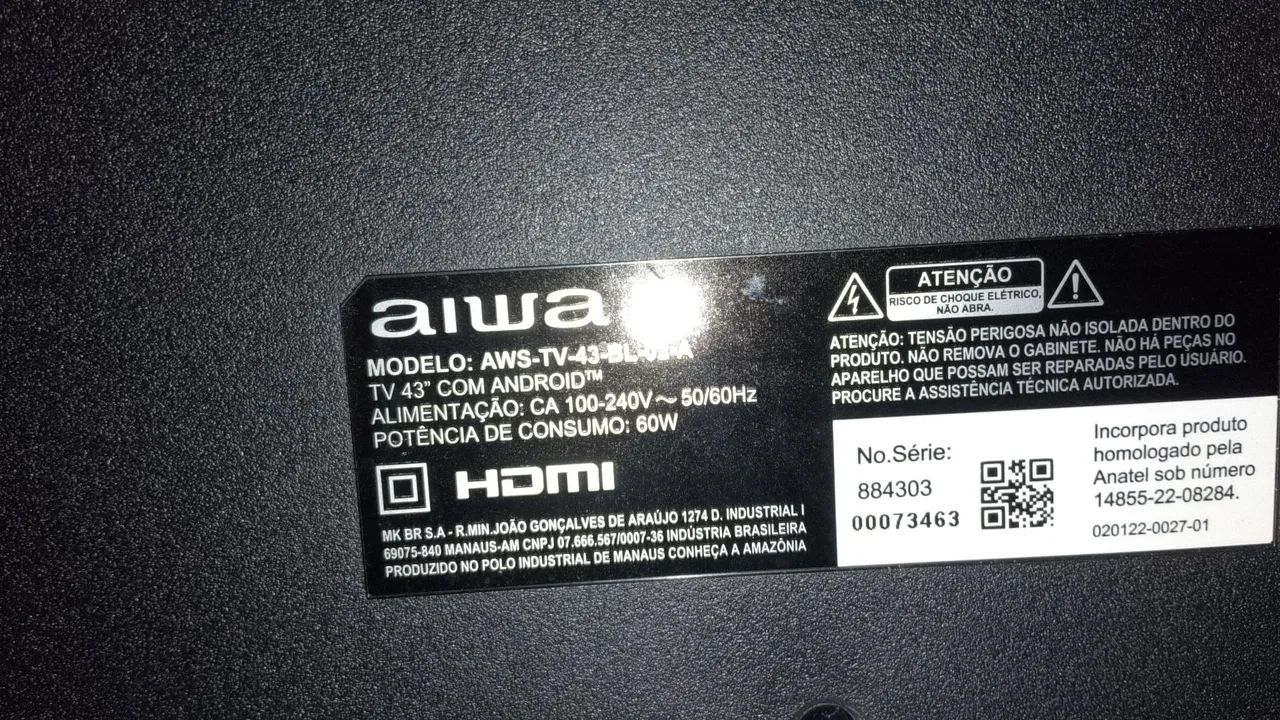 Tv Aiwa 43 polegadas  - Foto 2