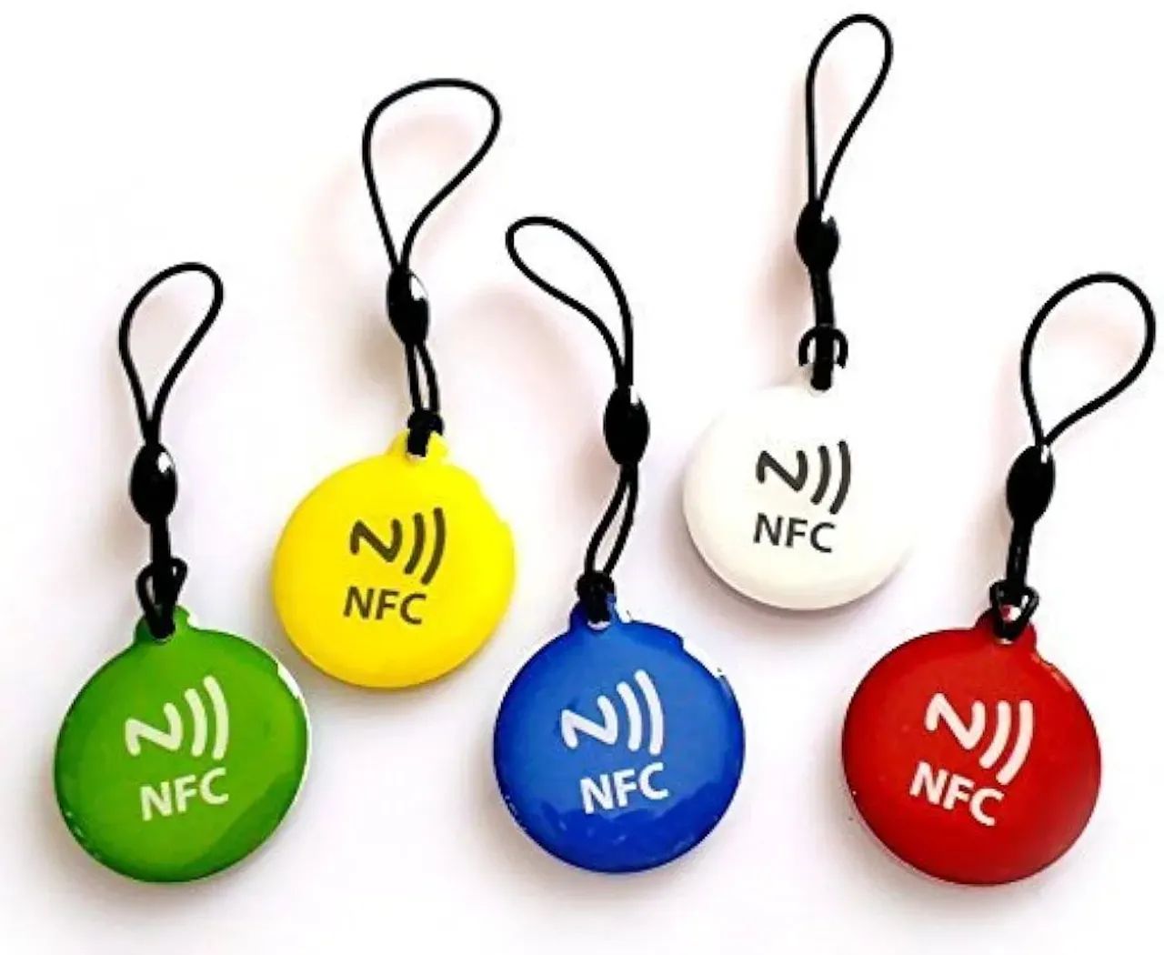 NTAG216 Etiqueta NFC de Epóxi, 6 unidades, com 888 Bytes de Memória para Chaveiro - Foto 2