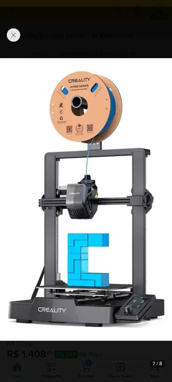Impressora 3D Ender 3 V3 SE - Creality - Foto 2