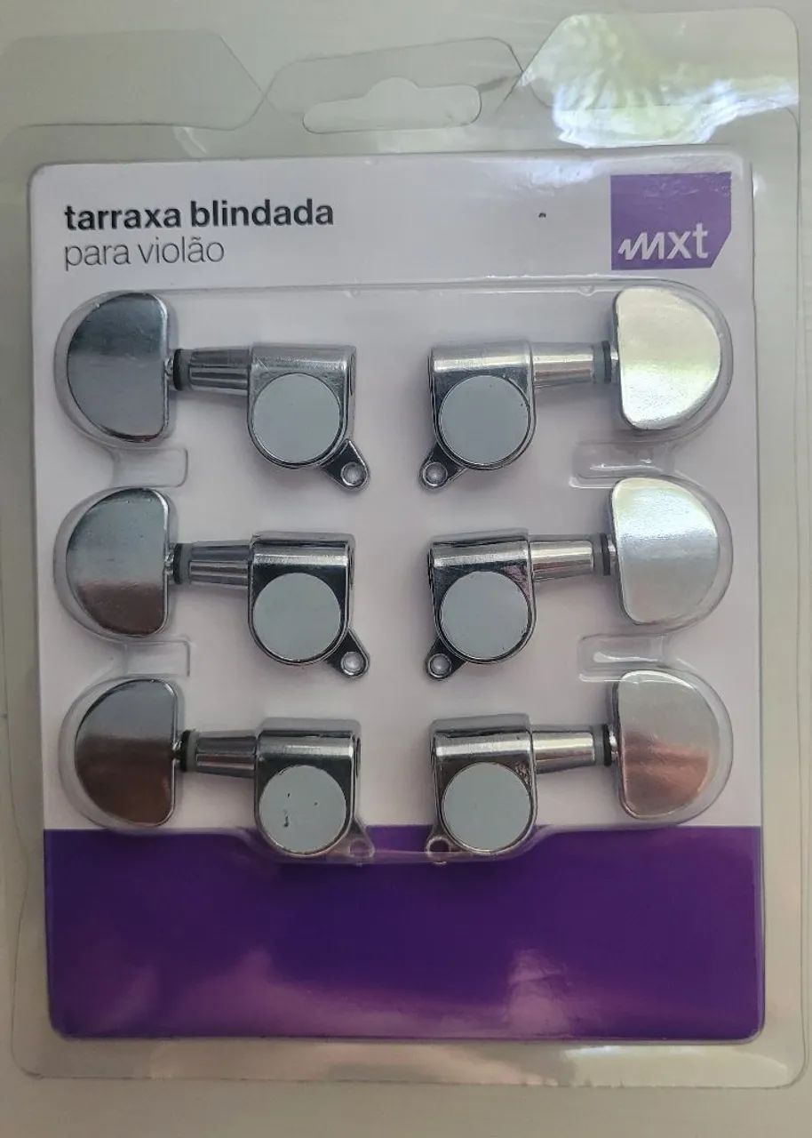 Kit de Tarraxas MXT para Violão Cordas de Aço 