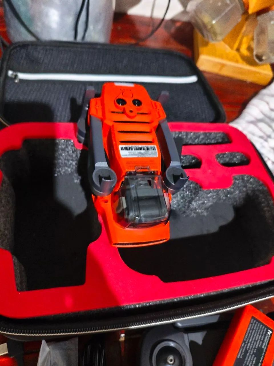 Drone fimi mine 3 impecável zero gimbal 3 eixos - Foto 3