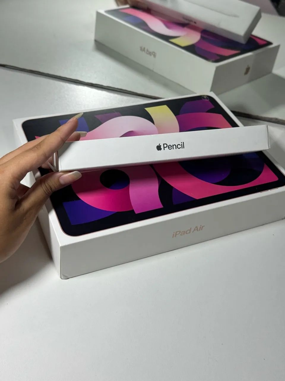 iPad Air 4ª Geração 64GB Rose Gold + Apple Pencil 2ª Geração