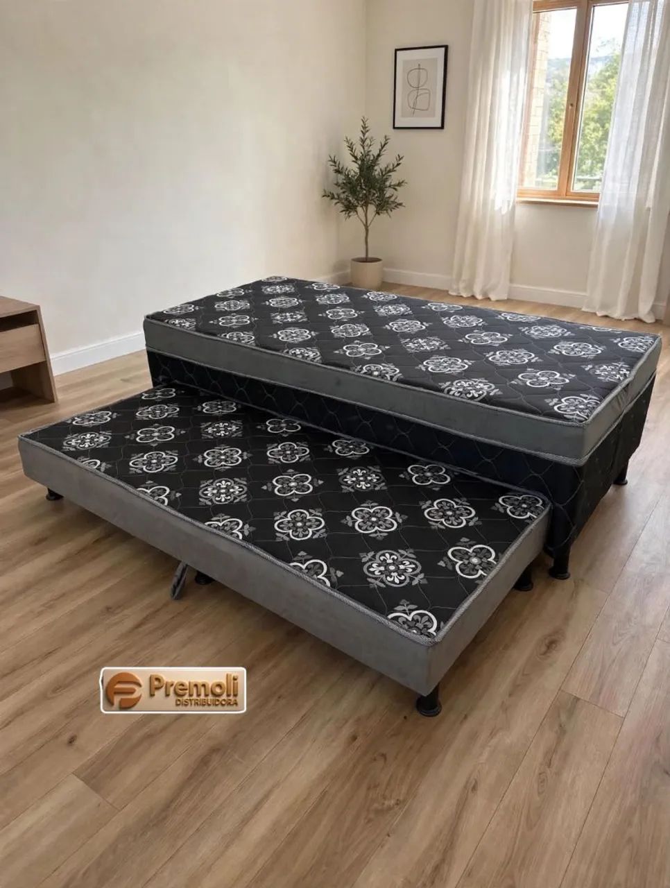 CAMA DE SOLTEIRO COM AUXILIAR - Foto 2