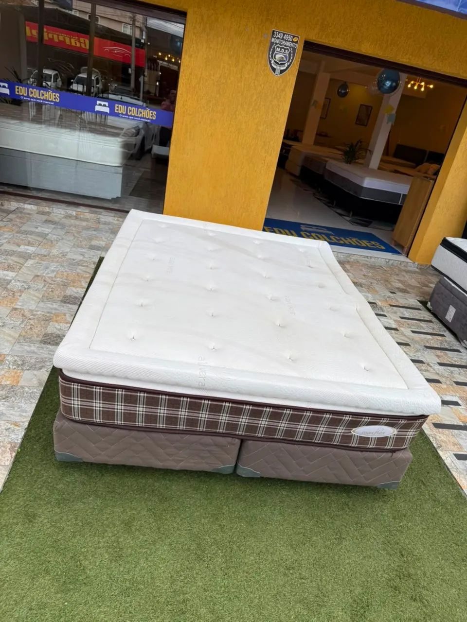 Cama box Queen Size MAXFLEX SEMINOVA - ENTREGO  - Foto 2