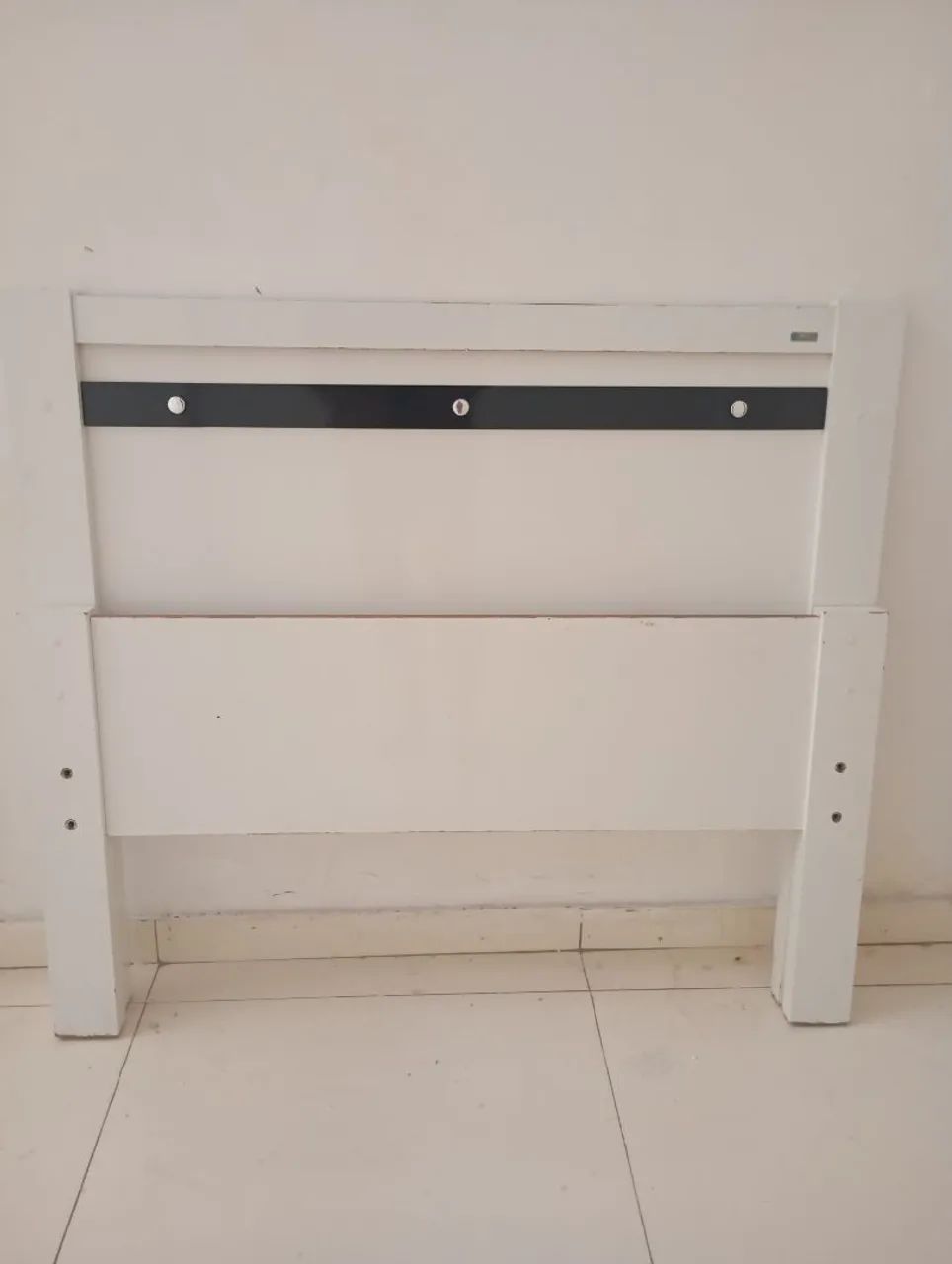 Cama de solteiro branca  - Foto 2