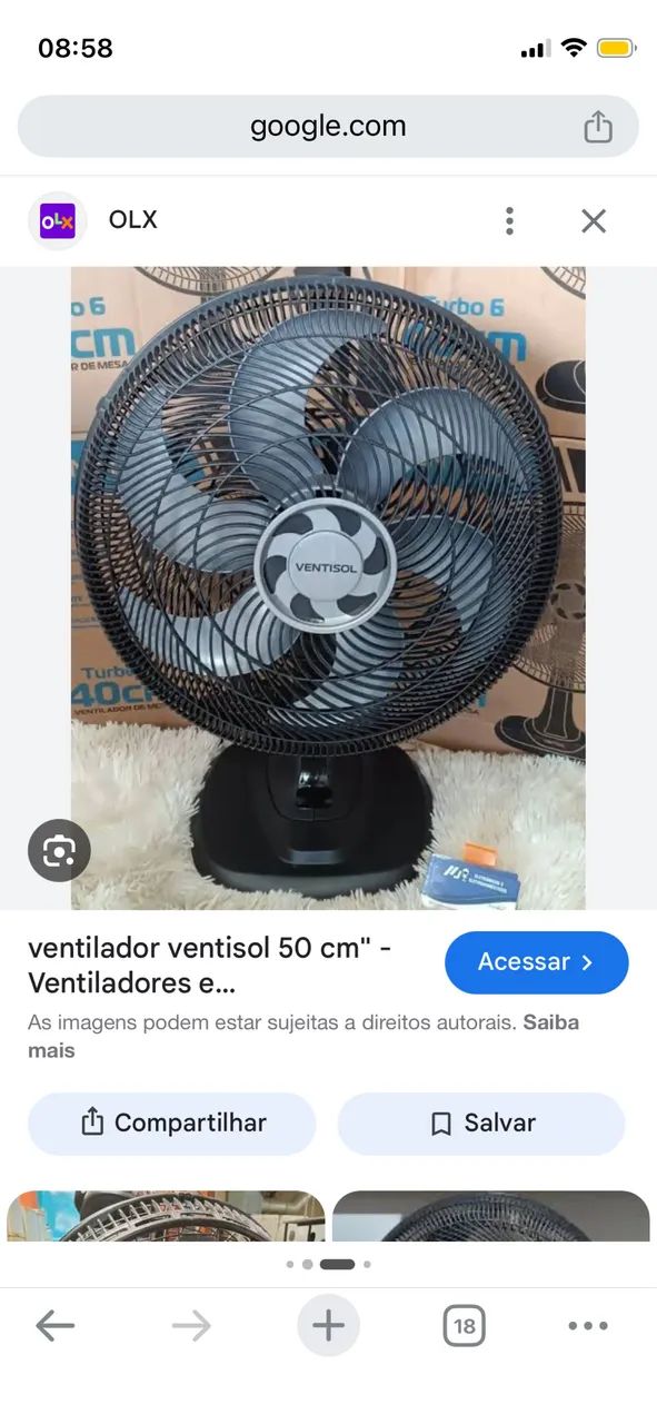 Ventilador ventisol pequeno