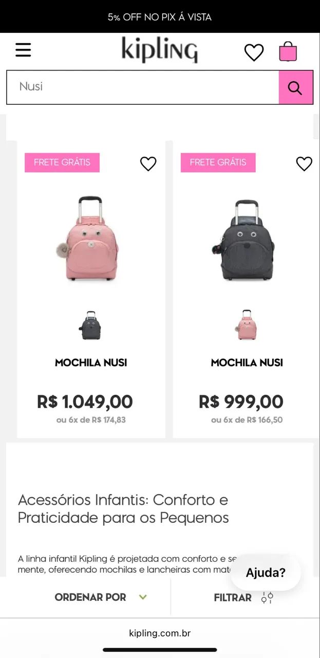 Mochila Kipling Infantil - Foto 4