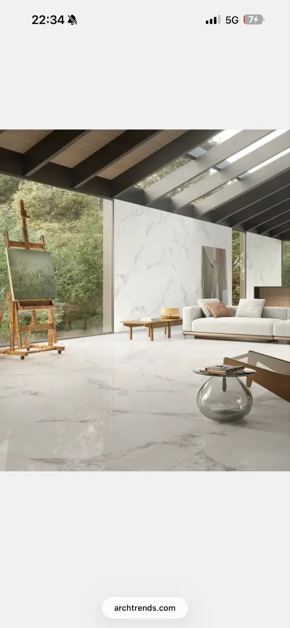 Porcelanato Opus Alto Padrão 1,20x2,70m Retificado 